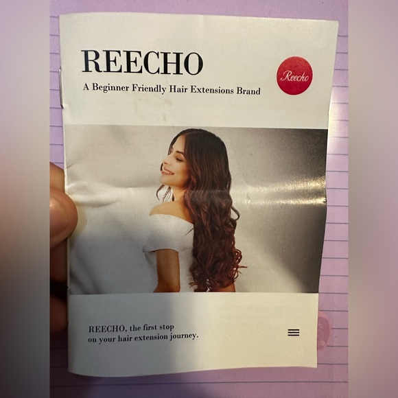 REECHO 20" 1-pack 3/4 Full Head Curly Wave Clips in on Synthetic Hair Extensions - Picture 6 of 11